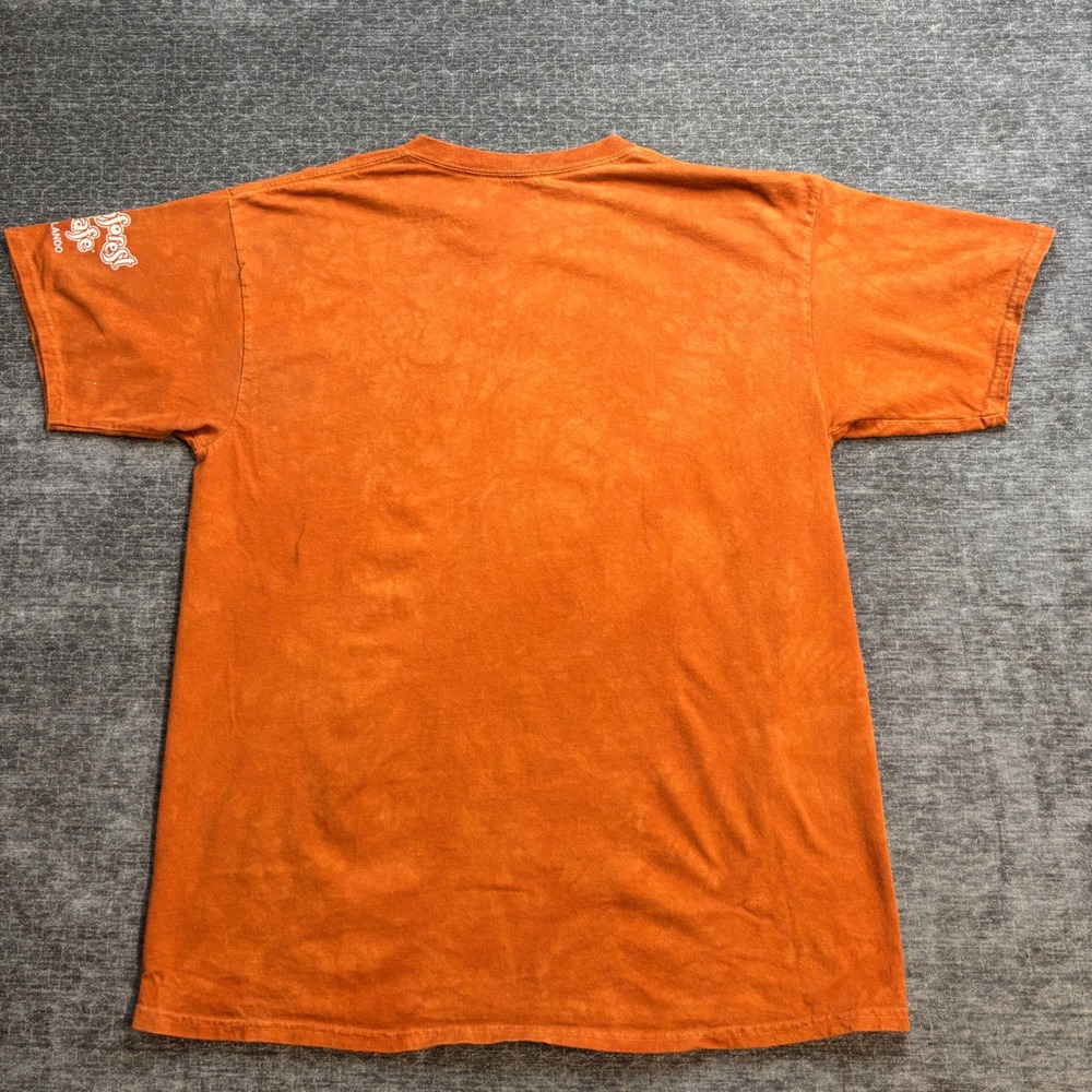 The Mountain Rainforest Cafe Orlando Orange Graphic Shirt Mens XL Tiger Leopard - Picture 4 of 8